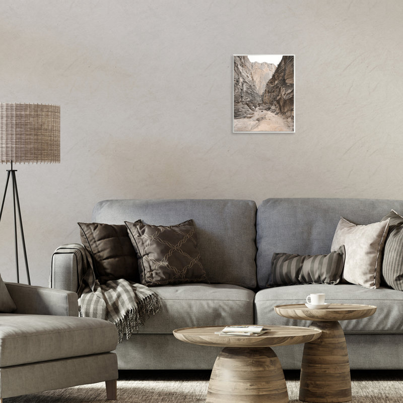 «Sandy Cliff», art mural sur toile par Lori Deiter