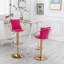 Fauteuil en velours Bochini-1649505095