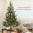 Ciusko 6ft Sparse Cedar Artificial Christmas Tree with Tips & Hinged Design