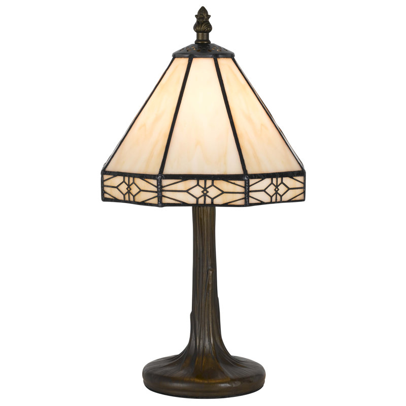 Lampe de table brune 13,5 po Rowena