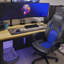 Chaise de jeu PC et de course-1195729069
