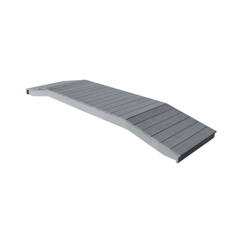Pressure Treated Plank Bridge, Grey