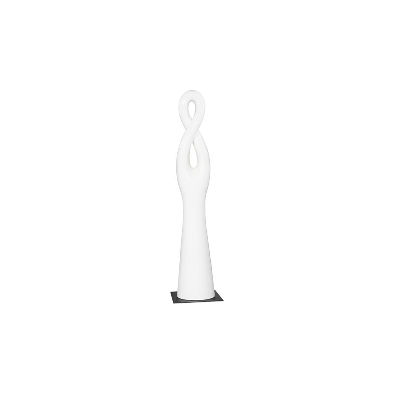 Twisted Sculpture, Gel Coat, White