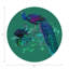Family Pheasants Pinot Vegan Leather Round Coasters-298883837