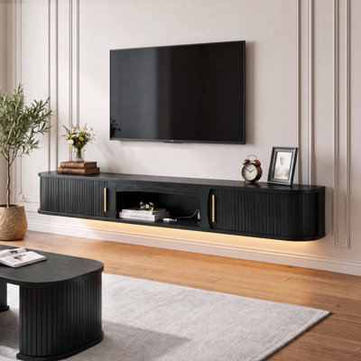 Meuble télé Mid-Century 70 po