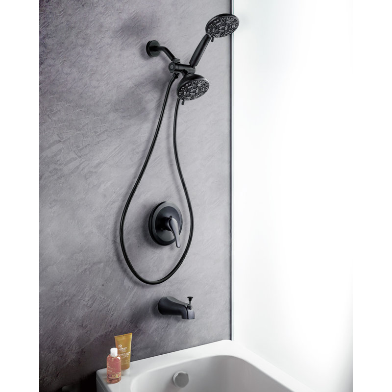 Thermostatic Shower Faucet, Matte Black