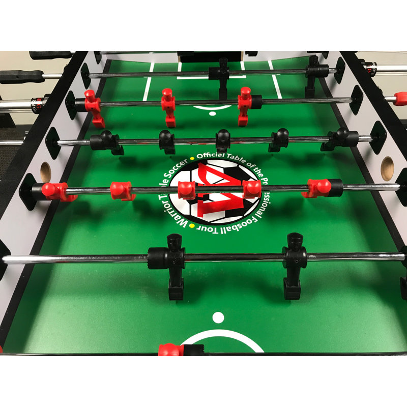 Warrior Black and Green Professional Foosball Table