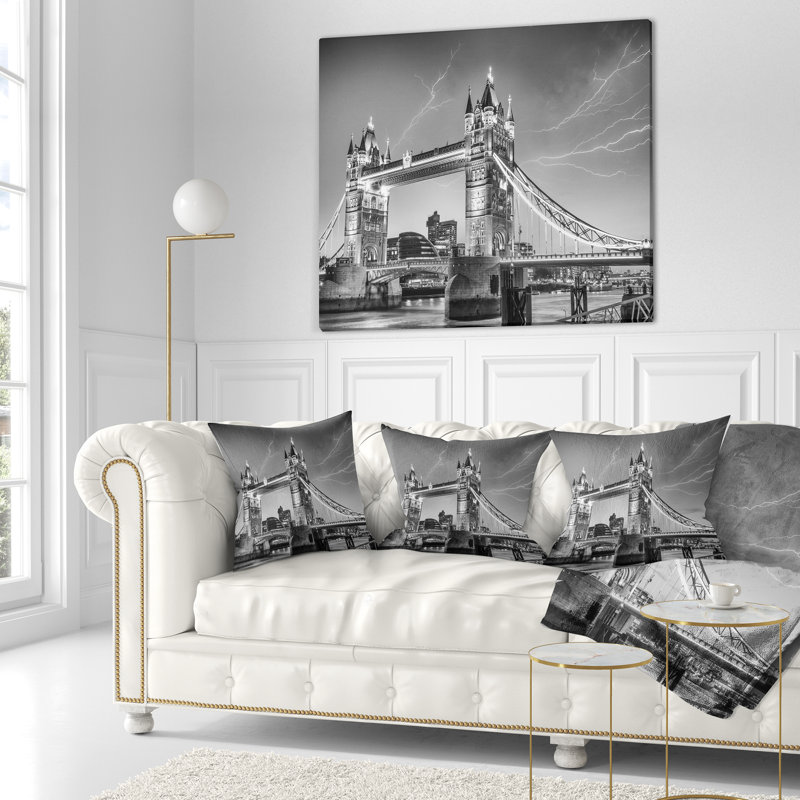 Coussin lombaire en tour de londres cityscape photo du tour bridge