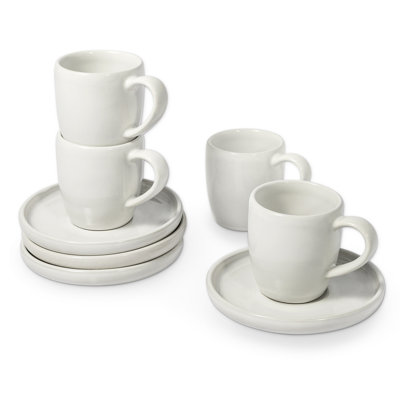 Uno Stoneware Espresso Cup and Saucer