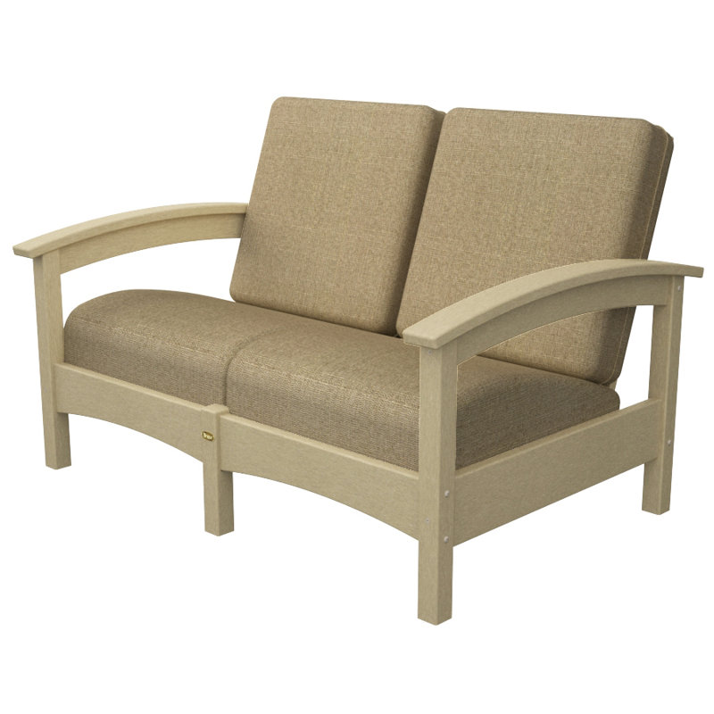 Rockport Club Loveseat, Sand Castle / Sesame