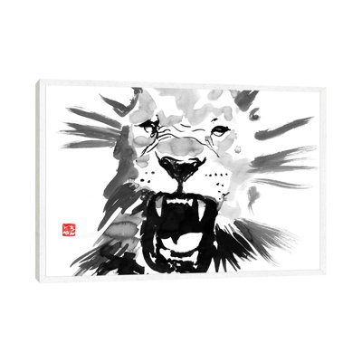 Lion by Péchane - Print on Canvas
