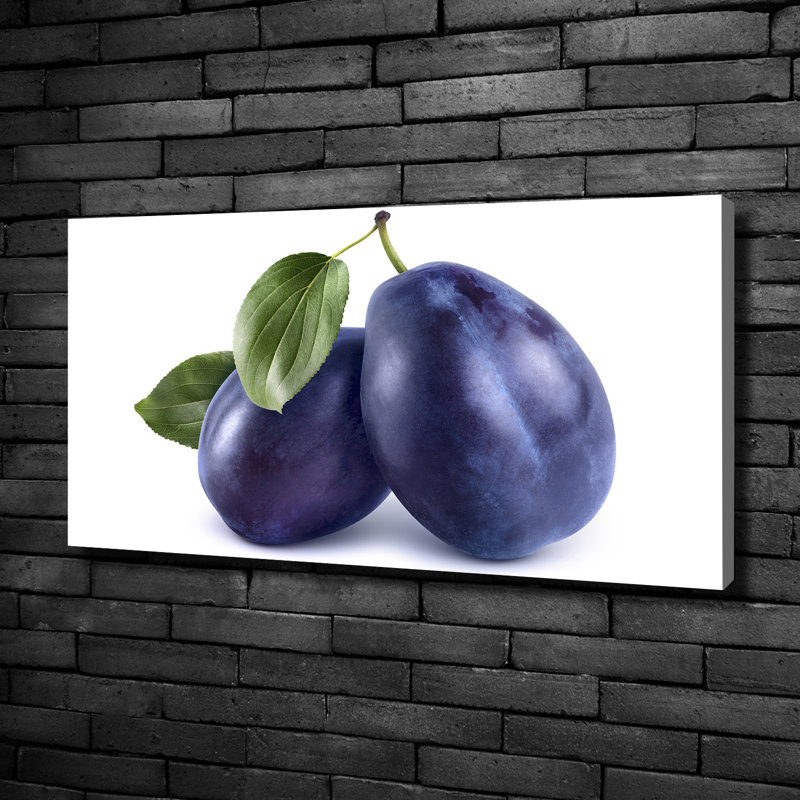 Plums - Wrapped Canvas Print