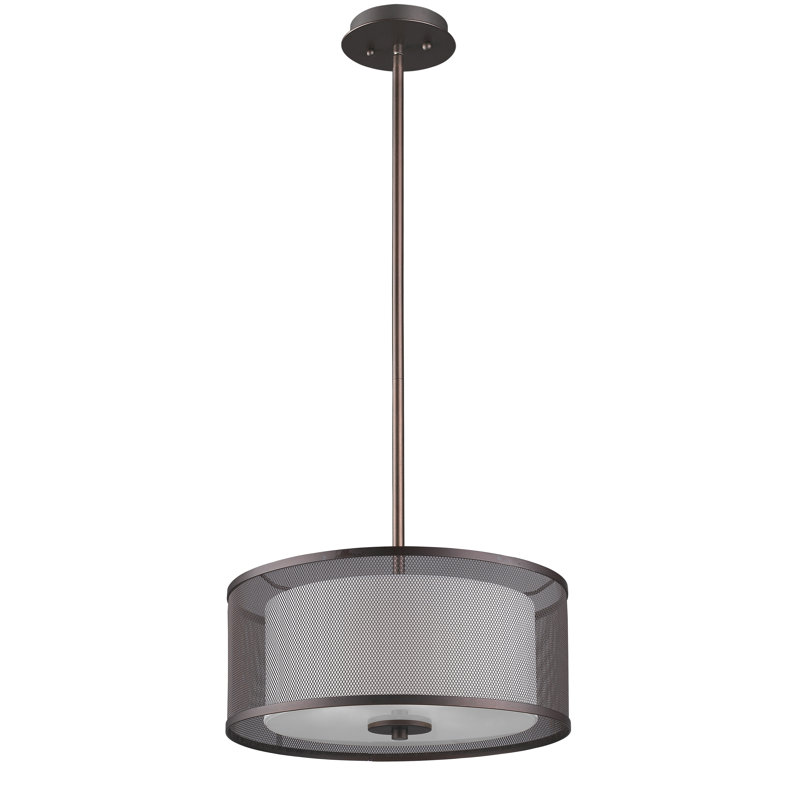 Luminaire suspendu cylindrique à 3 lumières Etosha