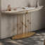Console en acier inoxydable de style français-1195609911