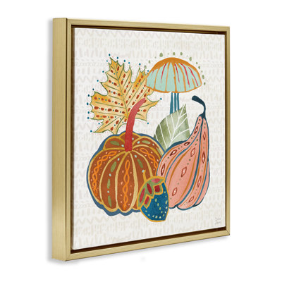 «Harvest Whimsy Gourds», art mural sur toile par Dina June
