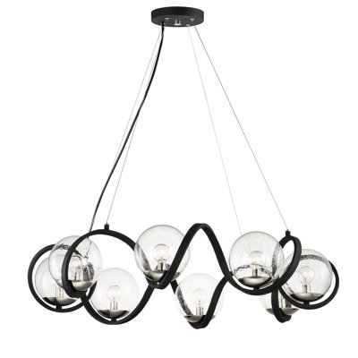 Lustre géométrique 8 lumières unique/à l’état Schumann