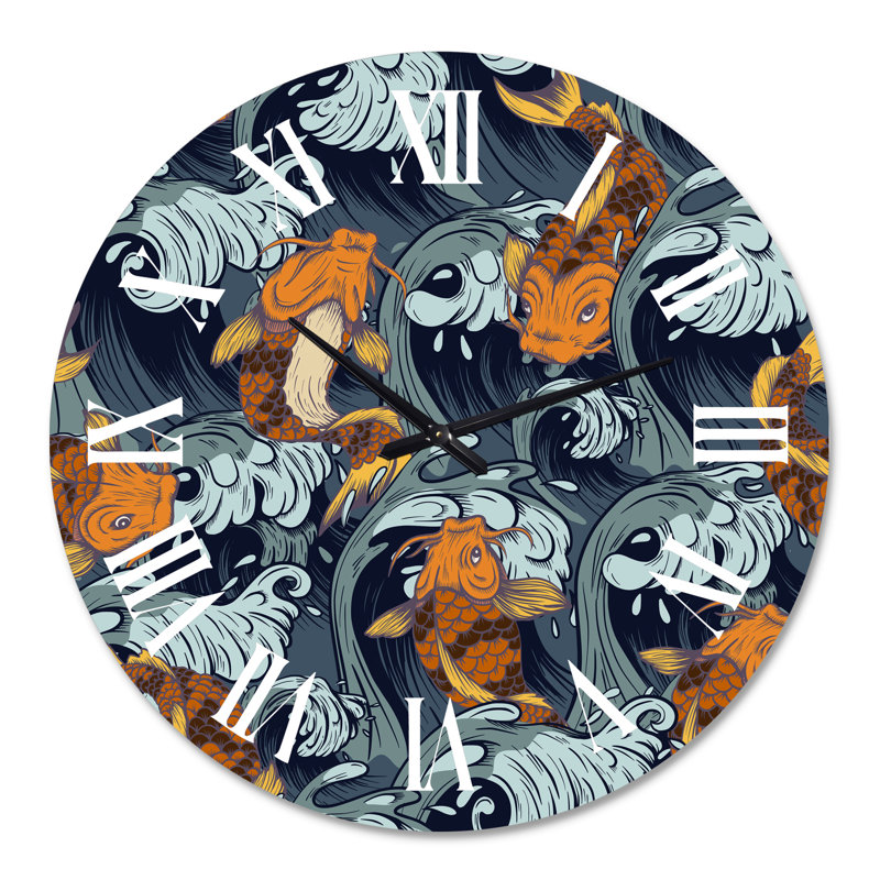 Horloge murale japonaise, Surdimensionné