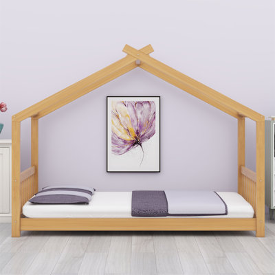 House Platform Bed With Headboard And Footboard,Roof Design