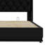 Lit tapissier: rangement hydraulique, DEL à 360 °, boutons / applications / télécommande et chargement USB Type-C-1902570253-1902570250