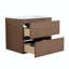 Ensemble de meuble-lavabo simple 24 po avec plateau en bois manufacturé Polloro-716980175-716980174