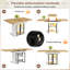 140 cm Extendable Dining Table-2038691345