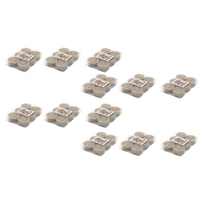 Haight 6Pk Scented Tealights Bourbon Crème Latte 12/Disp - Set Of 12