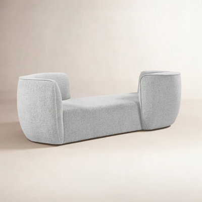 Hilton 70" Boucle Chaise Lounge