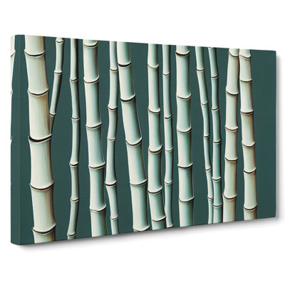 Astonishing Bamboo Forest - Wrapped Canvas