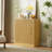 Mid-Century Modern 34" Accent Cabinet With 2 Fluted Doors-39196354