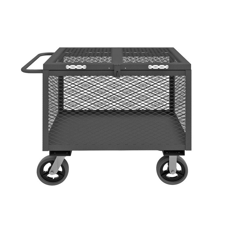 Chariot carré en filet 4 faces, H 32,63 po x l 42,25 po x P 24,25 po