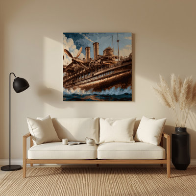 Art mural gris Sci Fi