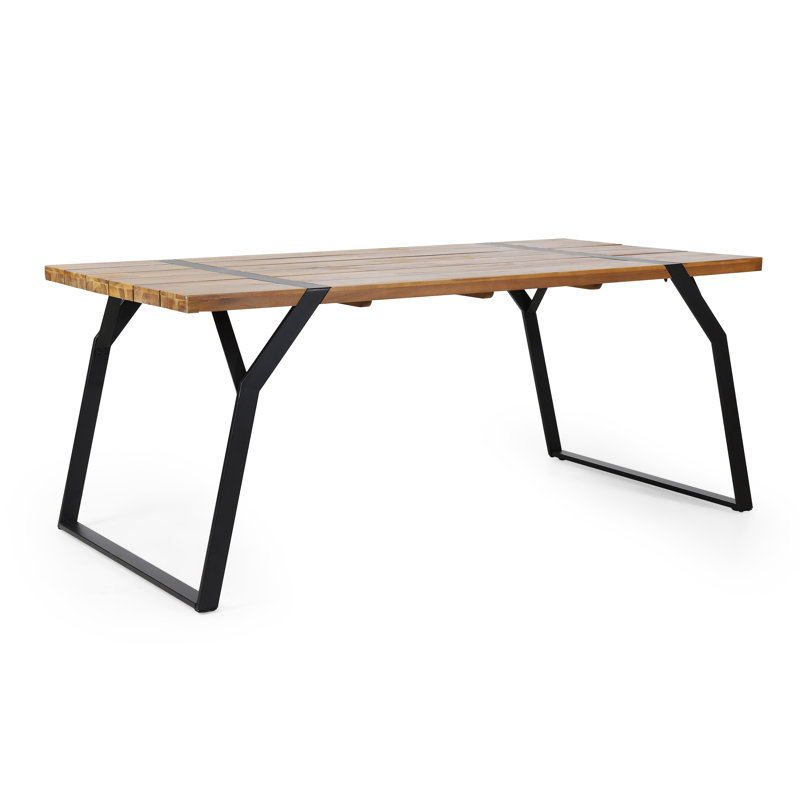 Alvares Rectangular Outdoor Dining Table
