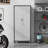 71" H Metal Removable Garage Storage Cabinet with Adjustable Shelves.