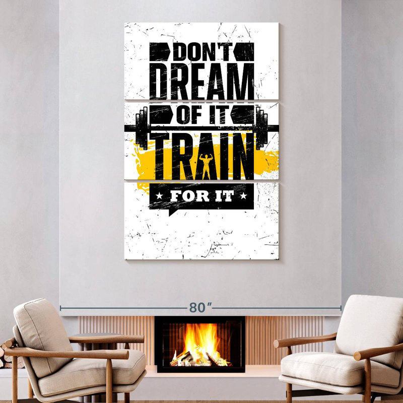 Kema Gym Motivation, H 74 po x l 48 po