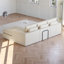 Canapé modulaire en velours côtelé 99 pouces avec méridienne-1597015520