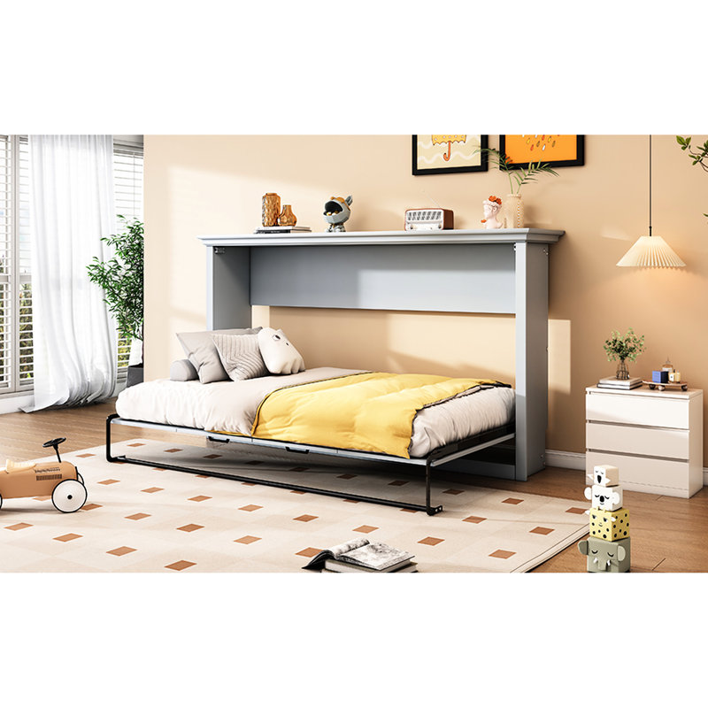Lit simple simple, gris