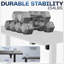 Structure de bureau électrique à moteur simple-49297877