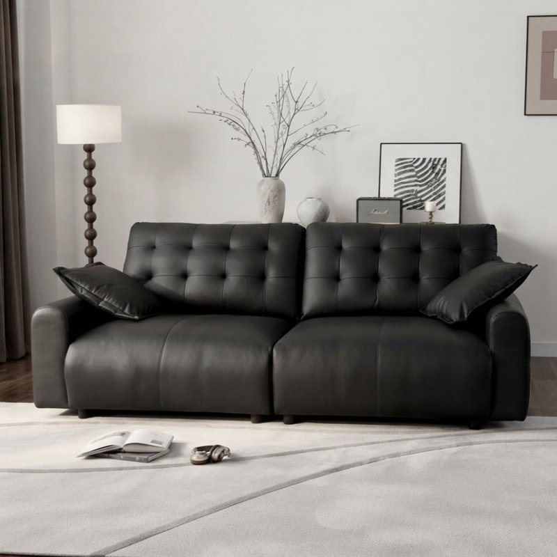  Oversized Sectional Couches for Living Room,Adjustable Backrest,35.5" Seat Depth,Semi-Reclining Cloud Couch Sleeper