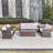 Veronica Wicker 6 - Person Patio Conversation Set with Cushions-33456323