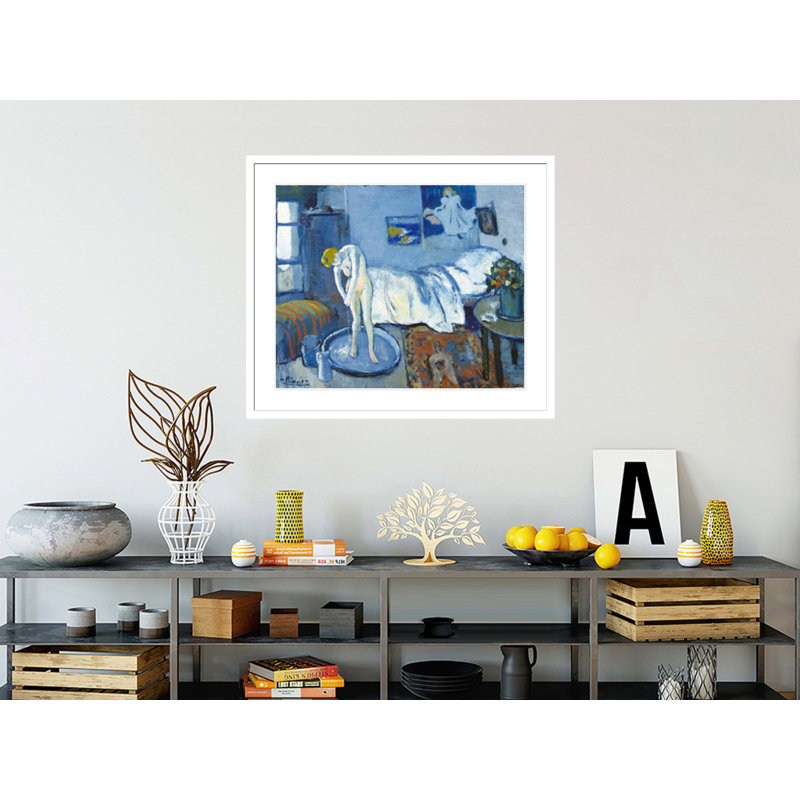 «The Blue Room» par Pablo Picasso, impression giclée sur cadre, H 33,5 po x l 39,35 po