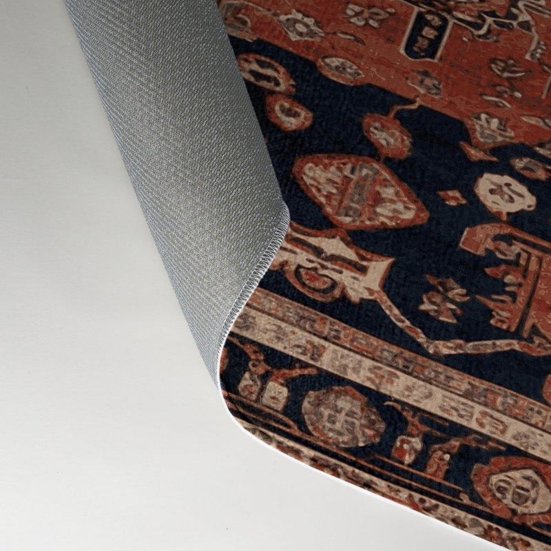 Tapis turc intérieur et extérieur brun, Rectangulaire 3 pi x 5 pi