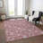 Myqueal Washable Floral Indoor / Outdoor Rug-109536997