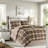 Soft Cozy Microfiber Twin Bedding Sets, Rustic Plaid Cabin Home Style