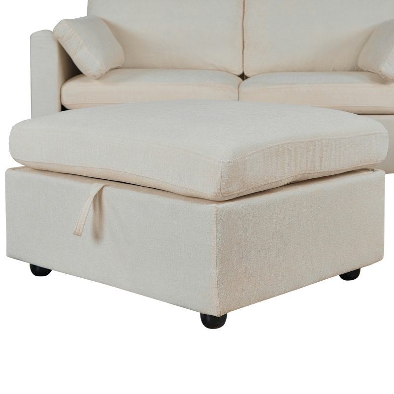 Canapé modulaire 112,2 po 2 places, Beige