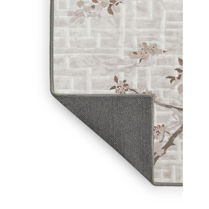 Tapis gris soyeux et moelleux, Tapis de couloir 2 pi x 5 pi
