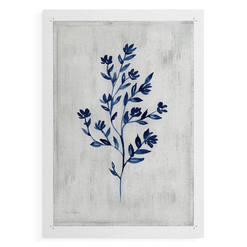 Indigo sauvage II - Impression sur toile seulement - SANS CADRE, H 60 po x l 40 po