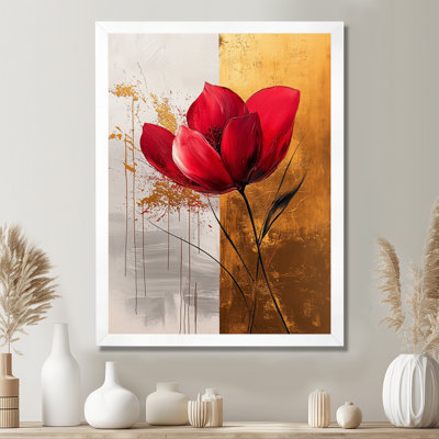 Art floral sur toile