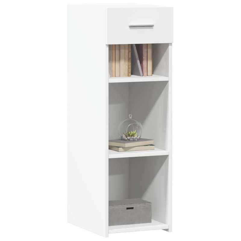 Anquette 93cm H x 30cm W Standard Bookcase, White