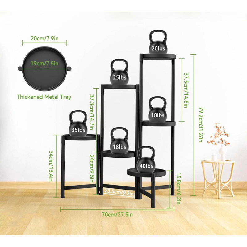 Plant Stand, Black