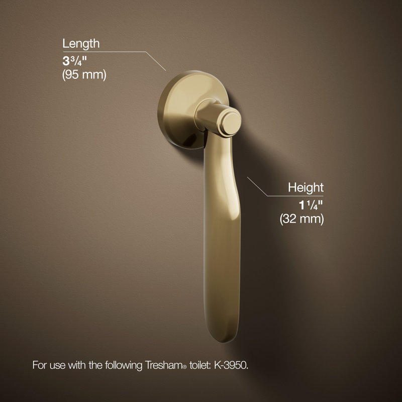 Tresham Trip Lever, Vibrant French Gold